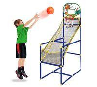 Portable Indoor/Outdoor Basketball Stand, Arcade Game, Net, Hoop, Backboard, Height Adjustable, Arcade Basketball Game Set for Kids and Adults