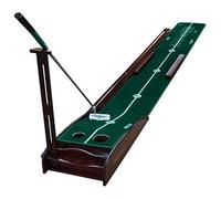 Portable Indoor/Outdoor Golf Game Mat, Indoor Golf Putting Practice Mat Red 250-300x30-40CM Artificial Turf