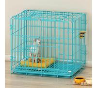 Portable Indoor Pet Cage with Tray, Foldable & Stress-Free Space for Exercise, Safe & Versatile Pet Playpen(A,XL)