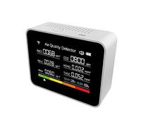 Portable Indoor Thermometer 13 In 1 Professional Sensors For Visualizing Health And Comfort Testing TVOC HCHO PM2.5 Digital Hygrometer