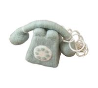 Portable Infant Photography Tools Handmade Felt Slippers Coffee Cup Phone Shape for Baby Milestones Capturing Newborn Photography Felt Props Handmade