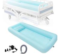 Portable Inflatable Bathtub for Adults, PVC Shower System for Disabled, Elderly, Bedridden Patients - Easy Bathing Aid for Bed Use, Perfect for Home Care