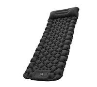 Portable Inflatable Camping Sleeping Pad With Foot Pump, 10cm Thick TPU Waterproof Air Mattress, Lightweight Self Inflating Sleeping Mat For Tent Camping Hiking Travel,Black 2-198 * 70 * 10cm