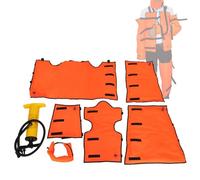 Portable Inflatable Emergency Vacuum Splint Set with Air Pump for Immobilization of Body, Limbs, and Cervical Spine in Rescue Situations
