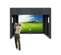 Portable Inflatable Golf Simulator - Large Size Indoor/Outdoor Golf Practice Swing Tent with Projection Screen, Suitable for All Skill Levels (Projector Not Included)