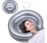 Portable Inflatable Hair Wash Tub for Disabled Patients Relaxing Bathing Solution Outdoor Hair Wash Bowl