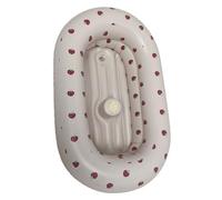 Portable Inflatable Infant Tub with Quick Inflation Deflation Safe Comfortable Bathing Nonslip Base Foldable for Daily Travel Baby Bathtub