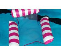Portable Inflatable Swimming Pool Float Hammock: Dark Blue
