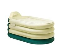 Portable Inflatable Tub, Full Body Bath Set, Sturdy Built with Deep Soaking Chamber, Foldable PVC Bathtub, Comfortable Relaxing Style, for Apartment Recovery Home Workplace Dorms