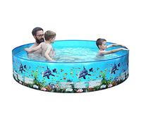 Portable Inflation- Folding Hard Plastic Swimming Pool for Babies Kids and Adults