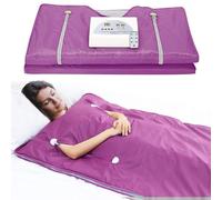 Portable Infrared Sauna Blanket for Fast Recovery,Infrared Blanket Sauna for Relaxation,A Relaxing Infrared Sauna Blanket,Portable Infrared Sauna,for Home Therapy,Detox (Purple)
