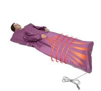 Portable Infrared Sauna Blanket for Home Use, 35-80°C Adjustable Temperature 650W Fast Heating, 1.8m x 80cm Detoxification Relaxation