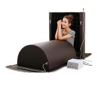 Portable Infrared Sauna Dome with 1200W Power, Jade Stones, Photon Light Therapy for Detox, Relaxation, Anti-Aging Treatment