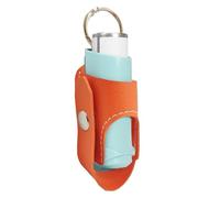 Portable Inhaler Holder | Leather Inhaler Holder Keychain,Simple and Stylish Protective Inhaler Case for Travel, Business Trip, Home, School, Camping
