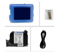 Portable Inkjet Coder, 12.7mm Handheld Smart Printer Portable Small Coding Machine Multi-language Printing Logo Quick-drying Inkjet Printers(KD360M ink box)