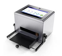 Portable Inkjet Coding Machine, Quick-Drying Batch Printer for Date, Picture, Barcode, QR Code, 7 Inch Screen, Concave & Convex Surface, Variable Data Printer