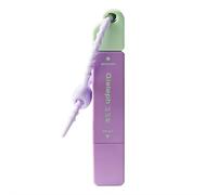Portable Instant Stain Remover Pen - 3-Second Instant Cleaner for Clothes, Dual-Head Portable Spot Remover (12ml) with Lanyard, Wash-Free Travel Stain Eraser for Food, Drink, Sauce & Makeup (Purple)