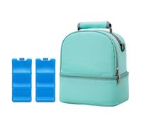 Portable Insulated Breast Milk Storage Backpack Keeps Milk Freshing for Nursing Moms Large Capacity Compartments for Bab, Green, As the pic show