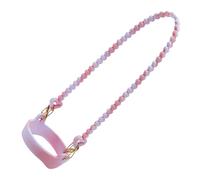 Portable Insulated Cup Strap - Transport Your Bottle Hands-Free | Elastic Silicone Handle Carrier | Stanl?y Cups and 8-40oz Bottles, Ideal Camping, Gym, Multifunctional, Light Purple + Pink, Consulte