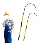 Portable Insulated Hook for Electrical Safety, Non-Slip Handle for High Voltage Situations