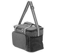 Portable Insulated Lunch Bag Oxford Cloth 1.5l Shoulder Carry Picnic | PEVA and Pearl Cotton Lining, Smooth Zipper, Reinforced Handles, Easy-clean Design, for Commuters, Students and Meals