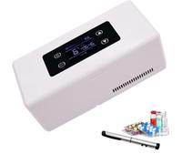 Portable Insulin Cooler 2-8℃, Mini Medication Fridge for Travel, Intelligent Cooling with Battery, Quiet Insulin Travel Case for Home, Camping, RV, and Flight