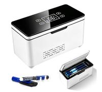 Portable Insulin Cooler Box Active Cooling 2-8°C Medical Refrigerator | Active Cooling, 2×10200 mAh Batteries, Smart Battery Alarm, Includes Carry Bag, Home, Car & Travel