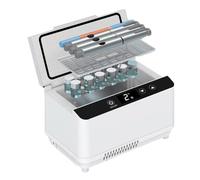 Portable Insulin Cooler Refrigerated Box USB Mini Medicine Fridge LCD Display 0-18℃ Adjustable for Car Travel Home 4 Battery