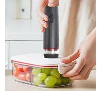 Portable Intelligent Vacuum Sealer, Rechargeable Battery, Handheld Food Preservation, Reusable Vacuum Bags(A)