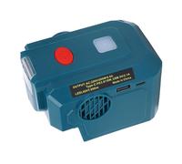 Portable Inverter 200W Battery Powered Power Source Converter with LED Light for Outdoor Camping Emergency Home Backup Compatible with BL1830B BL1840B BL1850B BL1860B 18V Li