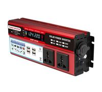 Portable Inverter - Multifunctional Car Power Inverter, AC 100V-120V/AC 220-240V 2000W Vehicle with Cooling Fan for Computers Port