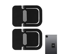 Portable Invisible Laptop Stand - Foldable Height Boost Riser, Compact Ergonomic Notebook Stand | 2 Adhesive Laptop Elevators for Desk, Cooling Airflow Design, Lightweight Travel Technology