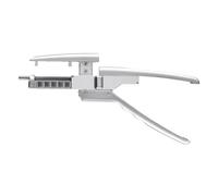 Portable Iron Human Hair Extension Machine 2nd Generation Keratin Microlink Kit 2 Hair Extensions Pliers Tools Comfortable Use Will Simplify Experience(Silver)