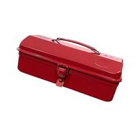 Portable Iron Tool Box Chest Easy Carry Handle Spacious Interior Protections Suitable for Various Environment Heavy Duty Metal Tool Box with Handle Portable Storage Case for Tools Organization