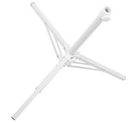 Portable Iron Umbrella Stand Foldable Sune Holder for Patio Garden & Beach Universal Canopy Base with Sturdy Tr Foot Weather Resistant & Stable