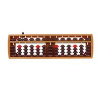 Portable Japanese 13 Digits Column Abacus Soroban Caculating School F Abacus for Adults Math