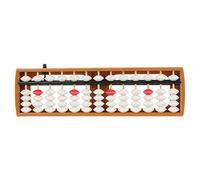 Portable Japanese 13 Digits Column Abacus Soroban Caculating School F Kitchen Sets