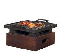 Portable Japanese Charcoal Grill for Camping Picnic & Travel - Tabletop Barbecue for Family Gatherings Outdoor Cooking Easy to Use & Compact Design