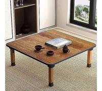 Portable Japanese Floor Coffee Table - Foldable Wooden Low Desk for Home & Office Perfect for Laptops & Meditation (31.5"x23.6") - Space-Saving Design