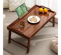 Portable Japanese Floor Table Wooden Coffee Table Easy Bamboo Design for Sitting Mtat Tea Room & Altar Use Low Folding Fur