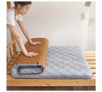 Portable Japanese Futon Mattress 150x200cm Foldable Rattan Camping Mat Multi-Purpose Rollable Bedding for Dorms & Travel Color A - Lightweight & Compact Design