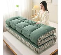 Portable Japanese Futon Mattress, Foldable and Rollable, Non-Slip Sleeping Mat, Breathable Floor Bed for Home and Dorm, Ideal for Travel and Extra Sleeping Space