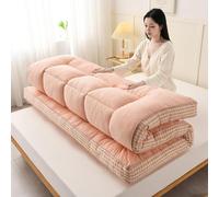 Portable Japanese Futon Mattress, Foldable, Rollable, Non-Slip, Breathable Floor Mat for Home, Dorm, Guest Bed, Travel & Camping - Comfortable Sleeping Solution