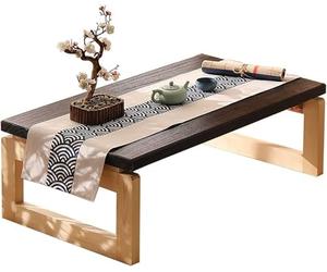Portable Japanese Kotatsu Coffee Table Foldable Solid Wood Low Dining Altar Table for Floor Seating Ideal for Cozy Gatherings and Tea Time