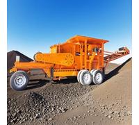 Portable Jaw Crusher for Hard Rock Mining - Mobile Crushing Solution for Granite and Ore