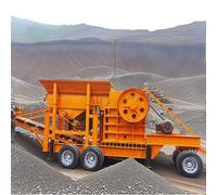 Portable Jaw Crusher for Hard Rock & Waste Recycling - Mobile Stone Crushing Machine | Industrial Crusher Unit for Granite, Brick & Concrete