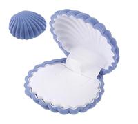 Portable Jewelry Holder Case - Velvet Shell Display Box | Small Decorative Organizer for Showing Earrings Necklaces or Rings at Events o