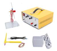 Portable Jewelry Welding Machine, Electric Pulse Sparking Spot Welder with Foot Pedal, 1-9 Gears Adjustable, Jewelry Arc Soldering Welding Machine for Gold Silver Iron Ring Repair