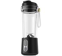 Portable Juicer, 500 ML Personal Blender, 300W Multi-Function Juice Cup, Dual 2000 mAh Battery, Long-Lasting Stainless Steel Blades, Easy to Use, Straw, Charging Cable, Strap Included