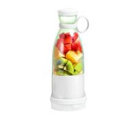Portable juicer Blender，Personal Blender for Shakes and Smoothies、Frozen Fruit with USB Rechargeable, 4-Point Stainless Steel Blades for Gym,Office,Traveling(White)